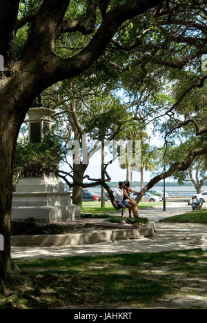 Waterfront Park in Charleston, South Carolina, USA. Stockfoto