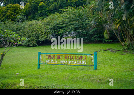Kula Lumpur Orchideengarten Stockfoto