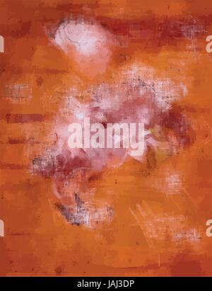 Moderne abstrakte Gemälde zeitgenössischer bildender Kunst Leinwand Hintergrund oder Textur. Aquarell Öl und Acryl-Gemälde Artwork für kreative grafische Gestaltung Stock Vektor