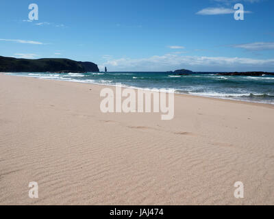 Sandwood Bay in der Nähe von Cape Wrath, Schottland Stockfoto