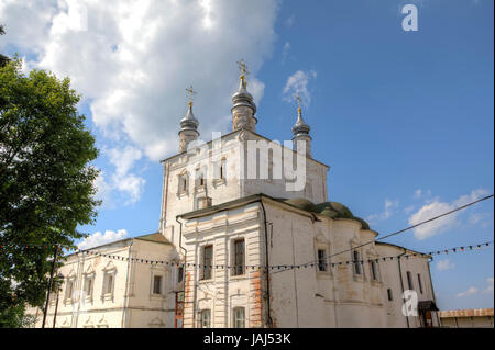 Kathedrale der Himmelfahrt der Jungfrau Maria. Gorizkij Annahme Kloster. Pereslawl, Russland. Stockfoto