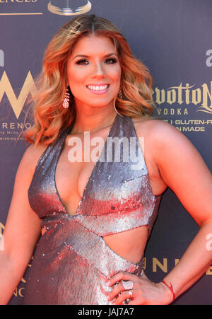 2017 Daytime EMMY Awards Ankünfte statt im Pasadena Civic Center.  Mitwirkende: Gaby Natale wo: Los Angeles, California, Vereinigte Staaten von Amerika bei: Kredit-30. April 2017: Adriana M. Barraza/WENN.com Stockfoto