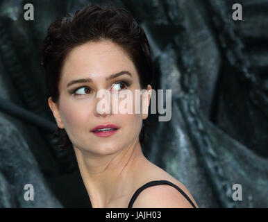 Alien: Bund - Weltpremiere im Odeon Leicester Square, London mit: Katherine Waterston Where: London, Vereinigtes Königreich bei: 4. Mai 2017 Credit: WENN.com Stockfoto