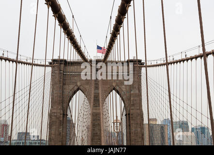 Brooklyn Bridge, New York City, New York, USA Stockfoto