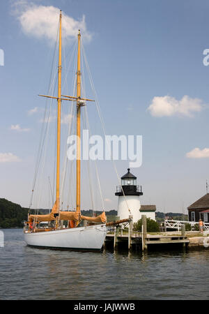 Mystic Seaport, Mystic, Connecticut, USA Stockfoto
