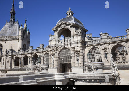 Frankreich, Ile-de-France, Chantilly, Schloss Chantilly, Stockfoto