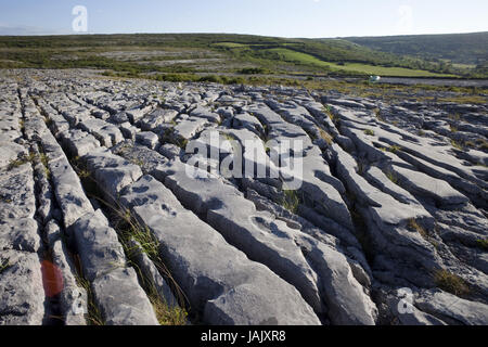 Irland, County Clare, Burren, Karstland, Stockfoto