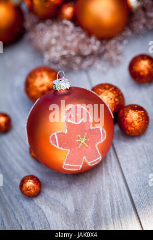 Festlich Glänzende Weihnachts-Kugel Dekoration Feiertag Wohnaccesoires advent Stockfoto