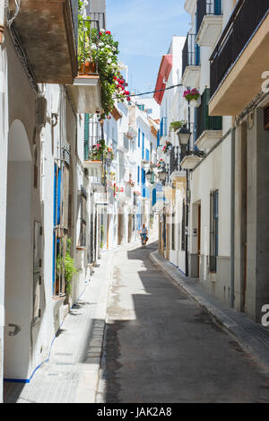 Sitges Sommerzeit Schwule Stadtstrand Stockfoto