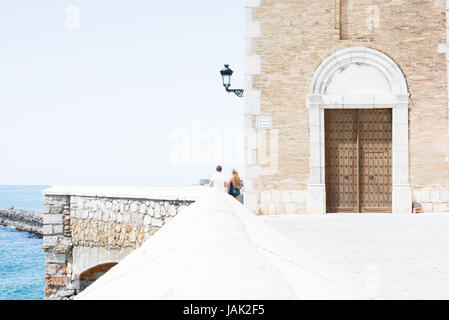 Sitges Sommerzeit Schwule Stadtstrand Stockfoto