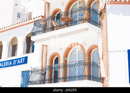 Sitges Homosexuell Stadt Strand Sommer Stockfoto