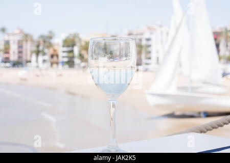 Sitges Homosexuell Stadt Strand Sommer Stockfoto