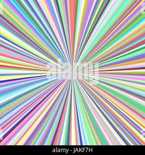 Radiale Streifen Hintergrund - Ray Burst Grafik Stock Vektor