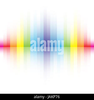 Der wunderschöne Farbverlauf Regenbogen Farben Hintergrund für design Stockfoto