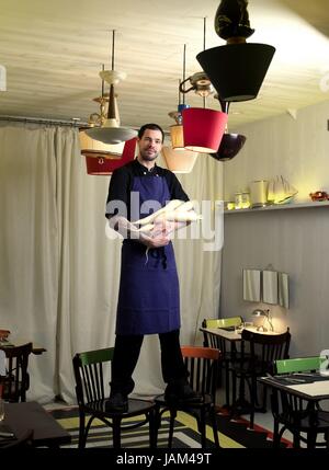 Nicolas Gauduin, französischer Koch.  30. April 2012 Foto Damien Grenon Stockfoto