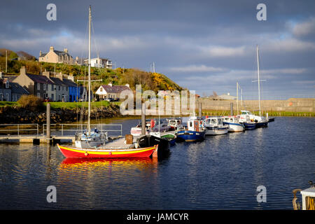 Helmsdale Hafen, Caithness, Schottland. Stockfoto