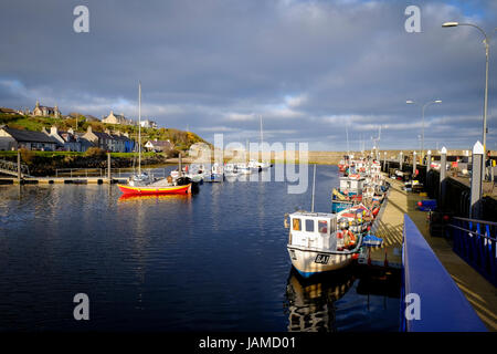 Helmsdale Hafen, Caithness, Schottland. Stockfoto