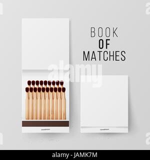 Buch der Spiele-Vektor. Ansicht von oben geschlossen geöffnet leer. Für das Hinzufügen Ihrer Verpackung Design und Werbung. Realistische Stock Vektor