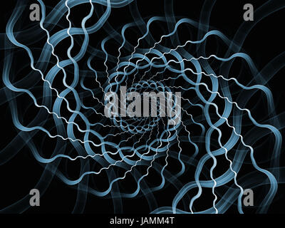 Serie pure Geometrie. Hintergrund der isolierten Spirale Elemente für Ihr Design muss zum Thema Wirtschaft, Wissenschaft und Technologie Stockfoto