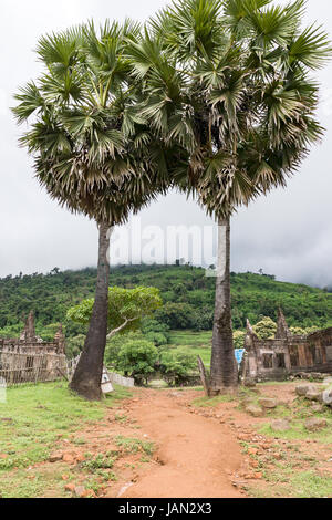 Wat Phu, Vat Phou, UNESCO-Weltkulturerbe In Champasak Provinz, Laos, Südostasien. Stockfoto