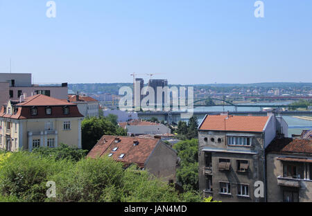 Belgrad-Waterfront Stockfoto