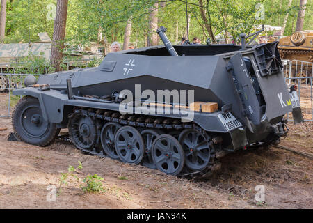 Sd.Kfz. 251/2 mit Mörtel auf Militracks Ereignis Stockfoto