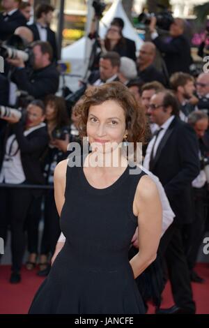 Audrey Azoulay, ehemaliger französischer Minister für Kultur Ankunft auf dem roten Teppich für den Film 'The Killing eines Heiligen Hirsches' 70. Cannes Film Festival 22. Mai 2017 Foto Jacky Godard Stockfoto