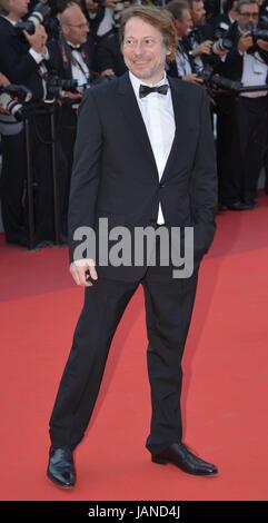 Mathieu Amalric Ankunft auf dem roten Teppich für den Film "Based on a True Story" 70. Cannes Film Festival 27. Mai 2017 Foto Jacky Godard Stockfoto