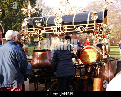 Winchester Kathedrale Cristmas Market Stockfoto