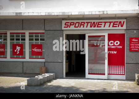 BRD, Nordrhein-Westfalen, Hochsauerlandkreis, Meschede, Wettbüro Stockfoto