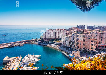 Hafen von Monaco Stockfoto