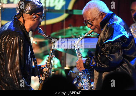 New York, New York, USA. 3. Juni 2017. Kool und die Gruppe die live im Konzert in BB Kings in New York City. Bildnachweis: Jeffrey Geller/ZUMA Wire/ZUMAPRESS.com/Alamy Live-Nachrichten Stockfoto