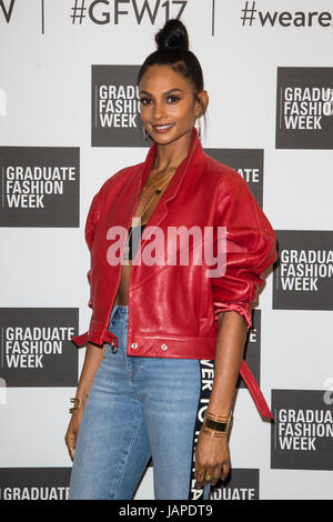 London, UK. 7. Juni 2017. Alesha Dixon besucht die Gala Show im Graduate Fashion Woche 2017. Foto: CatwalkFashion/Alamy Live-Nachrichten Stockfoto