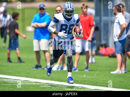 6. Juni 2017: Dallas Cowboys Wide Receiver Dez Bryant #88 während eines NFL-Mini-Camp organisiert Team-Aktivitäten bei The Star in Frisco, TX Albert Pena/CSM Stockfoto