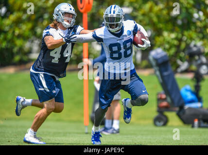 6. Juni 2017: Dallas Cowboys Wide Receiver Dez Bryant #88 während eines NFL-Mini-Camp organisiert Team-Aktivitäten bei The Star in Frisco, TX Albert Pena/CSM Stockfoto