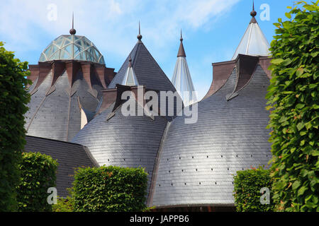 Ungarn, Mak —, Hagymatikum, Thermalbad, Architekten Imre Makovecz, Stockfoto