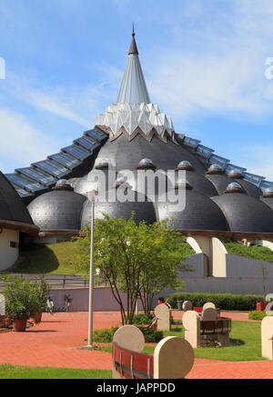 Ungarn, Mak —, Hagymatikum, Thermalbad, Architekten Imre Makovecz, Stockfoto