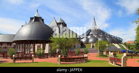 Ungarn, Mak —, Hagymatikum, Thermalbad, Architekten Imre Makovecz, Stockfoto