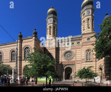 Ungarn, Budapest, große Synagoge, Doh‡ny Street, Stockfoto