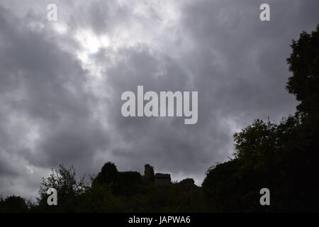 Pevensey Castle und Eastbourne 2016 Stockfoto