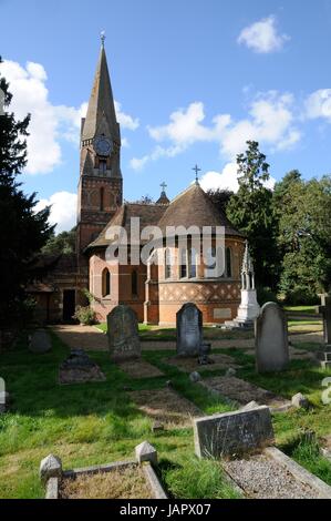 Str. Peters Kirche, Ayot St Peter, Hertfordshire. Die heutige Kirche ist die vierte in der Pfarrei errichtet werden. Stockfoto