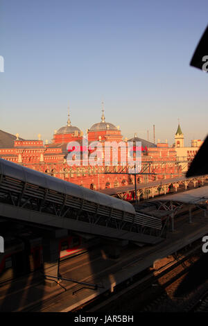 Europa, Russland, Republik Tatarstan, Kasan, Bahnhof | Bahnhof, Kazan, Republik Tatarstan, Russland Stockfoto