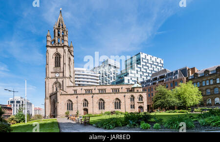 Liverpool-Pfarrkirche unserer lieben Frau und St. Nikolaus, St. Nick oder der Matrosen Kirche Stockfoto