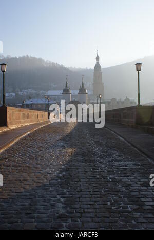 Heidelberg Alte Brücke Stockfoto