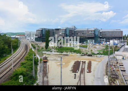 Baustelle Krankenhaus Nord (Nord-Krankenhaus), Wien, Wien, 21. Floridsdorf, Wien, Österreich Stockfoto