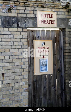 Padstow, Cornwall, UK - 6. April 2017: Eintritt in die Kernow Spieler Little Theatre in Padstow Stockfoto