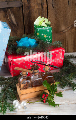 Weihnachten-Aromen für leckeres Gebäck Stockfoto