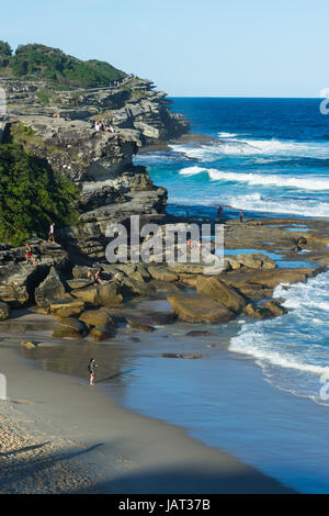 Nähe: Tamarama Beach, den östlichen Vororten von Sydney, New South Wales, Australien. Stockfoto
