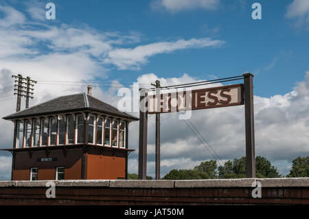 Jugendakademien & Kinneil Eisenbahn Stockfoto