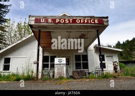 Dorfladen, Coos County, Oregon zu verlassen Stockfoto